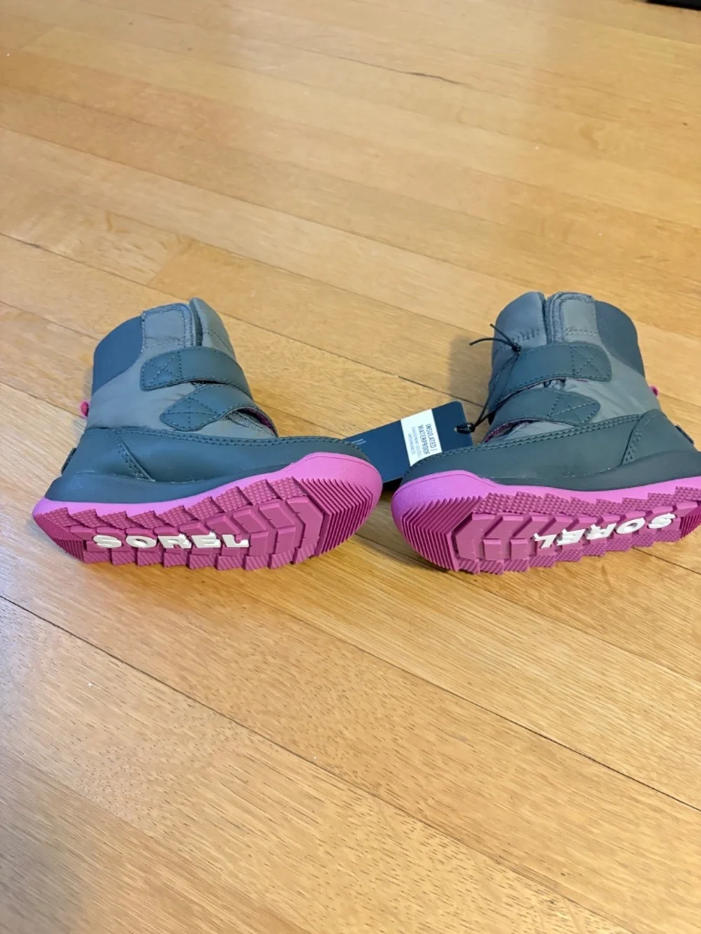 Sorel kids pink snow boots